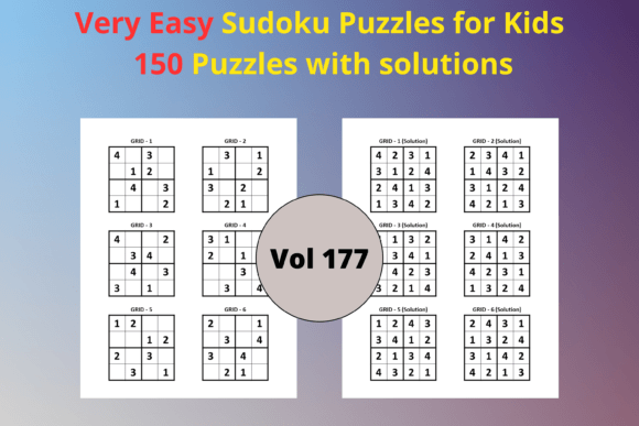 Creating Engaging Children's Activity Books with Very Easy Sudoku for Kids 177